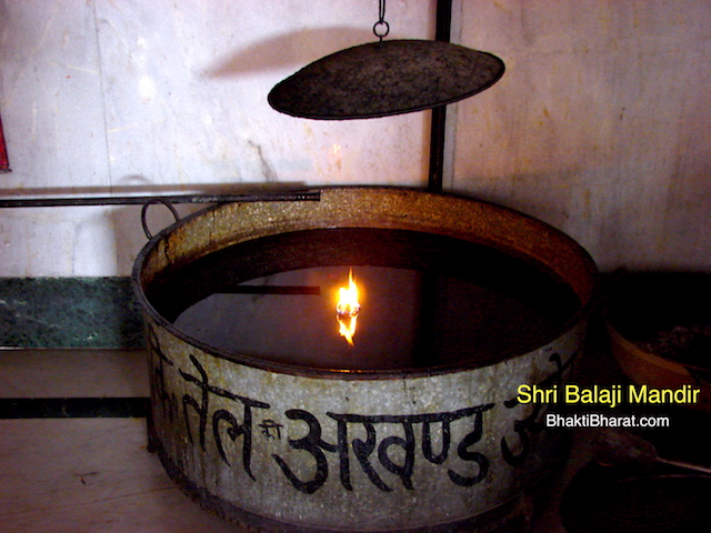 Largest Akhand Jyoti of The Temple