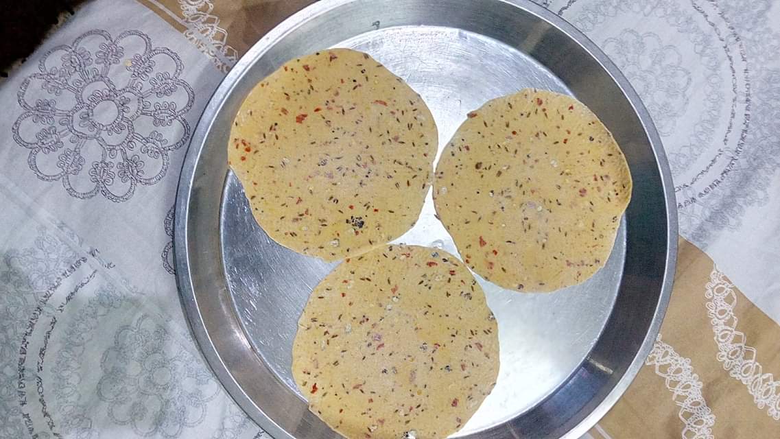 Urad Dal Papad Recipe