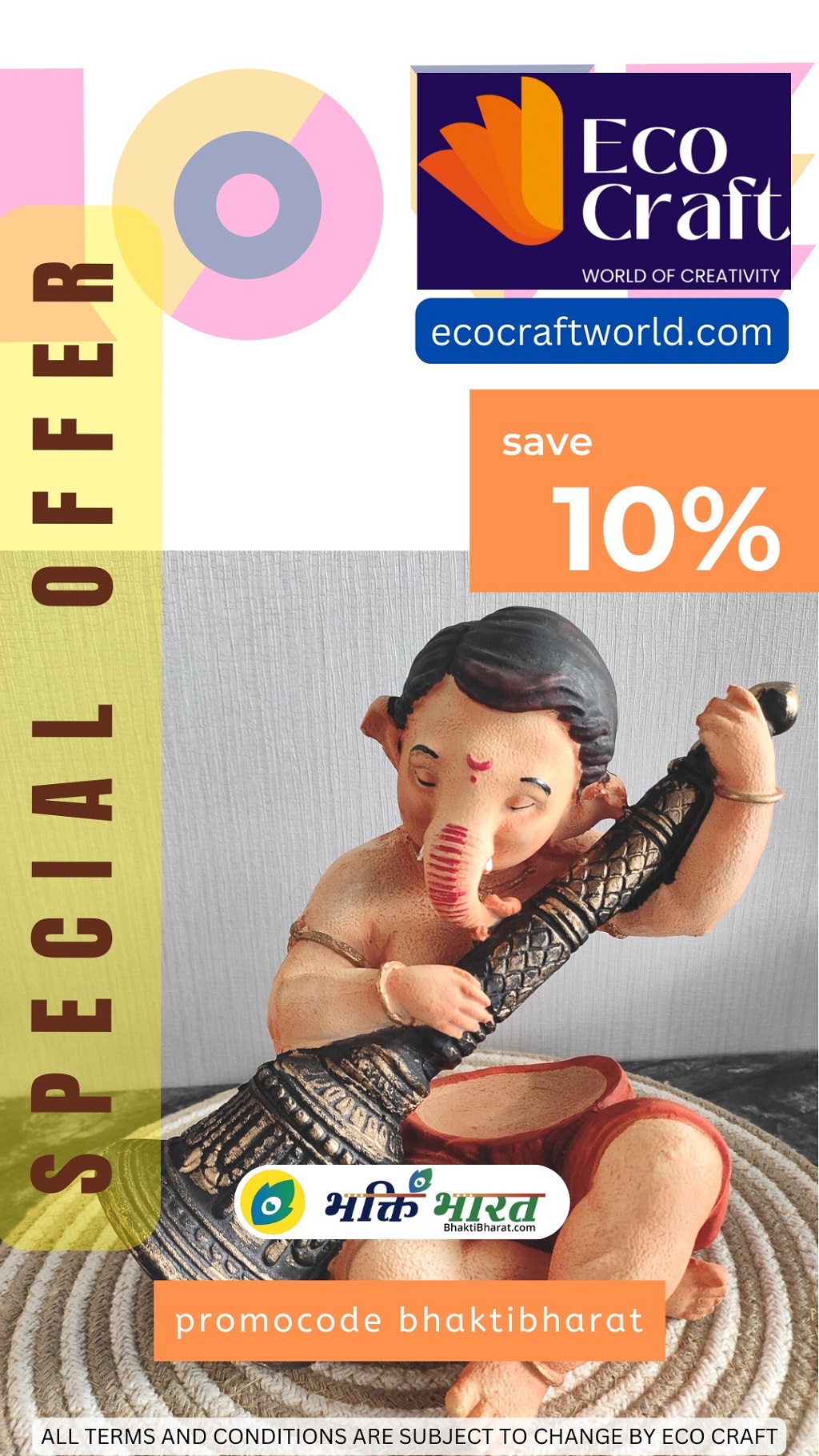 Buy Eco Friendly products on 10% OFF: Exclusively for Bhakti Bharat Visitors